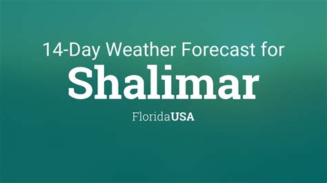 shalimar fl 10 day weather forecast.